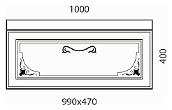  Тумба с раковиной "Regale" белая – фотография-4