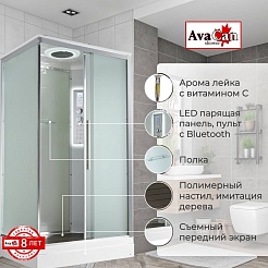 Avacan Душевая кабина 120/90 KD2912LED – фотография-3