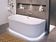 Riho Акриловая ванна DESIRE WALL MOUNTED LED 184x84 – фотография-5