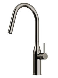 Sancos Смеситель для кухни Grand SC4002GG вороненая сталь – фотография-1