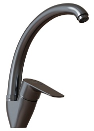 Mixline Смеситель для кухни 35k ML14-031GR графит – фотография-2