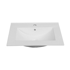 Зов Тумба с раковиной Дион 60 подвесная матовая белая – фотография-7