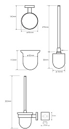 Bemeta Щетка для унитаза Beta 132113017 – фотография-2