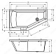 Riho Акриловая ванна Geta 160 L – фотография-5