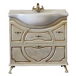 Атолл Тумба с раковиной "Тулуза" ясень – фотография-1