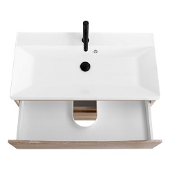 BelBagno Тумба с раковиной Marino 80 подвесная Rovere Bianco с раковиной 80/45 MR-AST – фотография-4