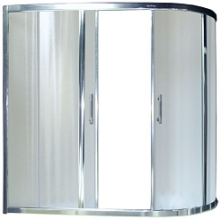 Royal Bath Шторка на ванну RB 150AZUR-C матовая – фотография-1