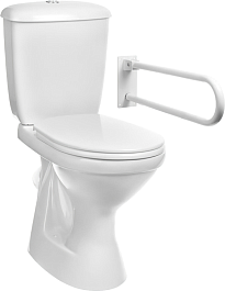 Оскольская керамика Унитаз-компакт Персона с поручнем для инвалидов – фотография-1