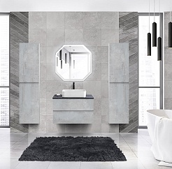 Cezares Тумба с раковиной Molveno-46 80 подвесная beton столешница KEP-80-MNO – фотография-2