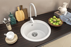 Ewigstein Мойка кухонная Elegant R45 иней – фотография-4