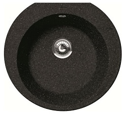 Florentina Мойка гранитная Эльба черный – фотография-1