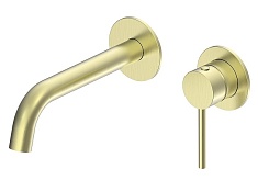 Oliveeka Смеситель для раковины Y OL-88869017-BG золотой матовый