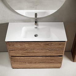 Sancos Мебель для ванной Libra Floor 100 дуб чарльстон – фотография-5