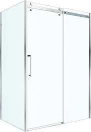 BelBagno Душевой уголок Marino MARINO-2-AH-1-140/80-C-Cr 140x80 профиль хром стекло прозрачное – фотография-1