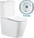 Azario Унитаз-компакт Esconda AZ-1255A безободковый с бачком с сиденьем микролифт белый – картинка-11