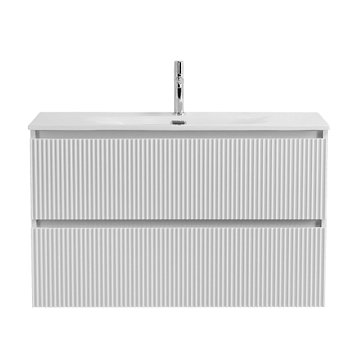 BelBagno Тумба под раковину Uno 100 подвесная Bianco Opaco – картинка-7