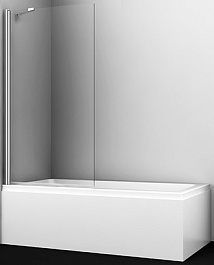 WasserKRAFT Шторка на ванну Berkel 48P01-80 Fixed – фотография-1