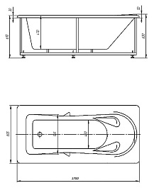 Aquatek Акриловая ванна Леда – фотография-5