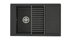 Акватон Кухонная мойка Делия 78 графит – фотография-2