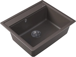 Florentina Мойка кухонная Липси 600 серый шелк – фотография-2