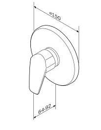 Am.Pm Смеситель Gem F9075000 для душа – фотография-7