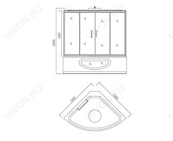 Appollo Душевой бокс А-8026 – фотография-3