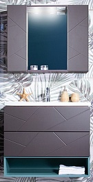 Бриклаер Мебель для ванной Кристалл 80 3 – фотография-1