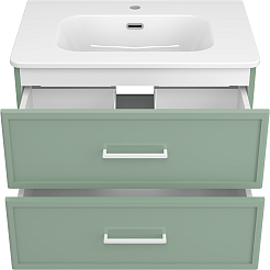 Brevita Мебель для ванной Verde 70 подвесная зеленая – фотография-8