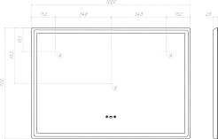 Vigo Зеркало Geometry Step 1000 – фотография-12