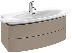 Jacob Delafon Тумба с раковиной Presquile 130 титан – фотография-1