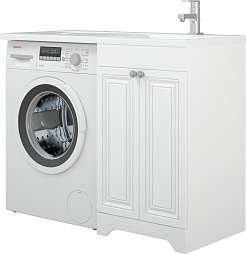 Corozo Тумба под раковину Леон 50 белая – фотография-5