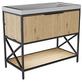 Mixline Тумба под раковину Бруклин 100 дуб бунратти