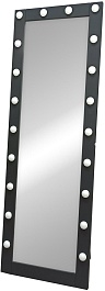 Continent Зеркало гримерное 600x1750 черное – фотография-7