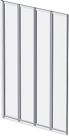 Am.Pm Шторка на ванну Like 100x140 W80BS-100-140CT – фотография-1