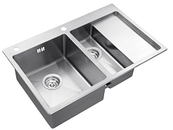 Zorg Кухонная мойка "Inox" X-5178-2-L – фотография-1