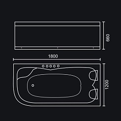 Royal Bath Акриловая ванна NORWAY L RB331100L – фотография-2