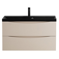 BelBagno Тумба с раковиной Marino 80 подвесная Crema Opaco – фотография-1