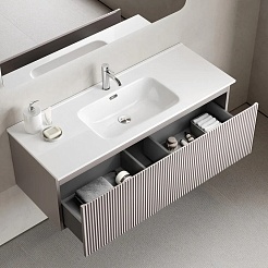 Sancos Тумба с раковиной Snob R 1.0 120 doha soft раковина Element 121 CN7006 – фотография-2