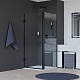 RGW Душевой уголок Hotel HO-045B (HO-011B + Z-050-2B + O-204B) 70x120 профиль черный стекло прозрачное – фотография-4