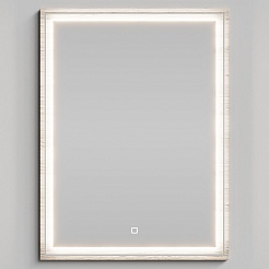 Водолей Зеркало Лайт 60 ореховый дубослив светлый – фотография-1