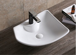 Ceruttispa Раковина накладная 50 CR7054 белая – фотография-2