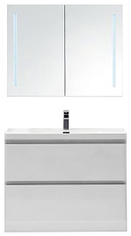 BelBagno Мебель для ванной ENERGIA-N 900 Bianco Lucido, подсветка – фотография-1