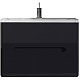 Водолей Мебель для ванной "Флорена 80" подвесная черная – картинка-10
