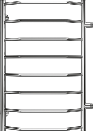 Terminus Полотенцесушитель водяной Виктория П8 500x800 БП500 хром – фотография-1