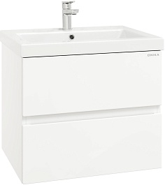 Onika Тумба с раковиной Эвада 70 подвесная белая – фотография-1