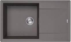 Florentina Мойка кухонная Тоскана 860 серый шелк – фотография-1
