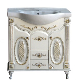 Атолл Тумба с раковиной Наполеон 95 золото – фотография-1