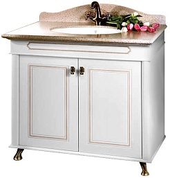 Водолей Тумба с раковиной "Анжелика 90" F-2 серая – фотография-1