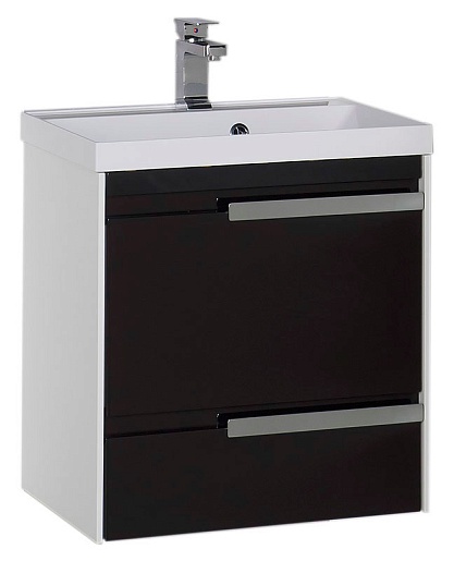 Aquanet Тумба под раковину Тиволи 60 черная – фото, картинка, фотография-1
