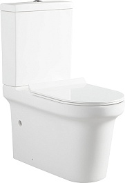 Aquanet Унитаз-компакт Nova безободковый с микролифтом – фотография-1
